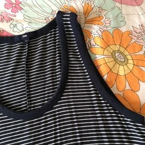 Gap striped maxi dress